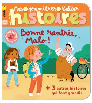 Couverture du magazine Mes premières Belles Histoires n°286, septembre 2024 - Bonne rentrée, Malo !